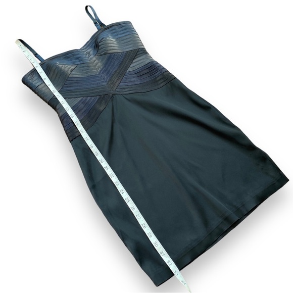 Bcbgmaxazria Sleeveless Bandage Bodycon Mini Dress in Smoke Combo Size 4 - Picture 10 of 16